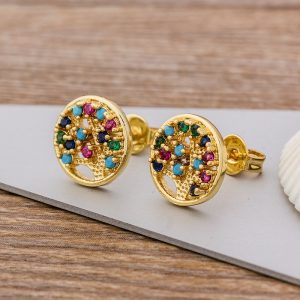 Rainbow Series : Archwood Earrings