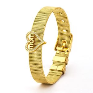 Steel Series : I-Love-My-Mom Bracelet