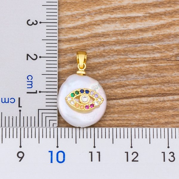 Pearl Series : Turkish Evil Eye Necklace - Image 2